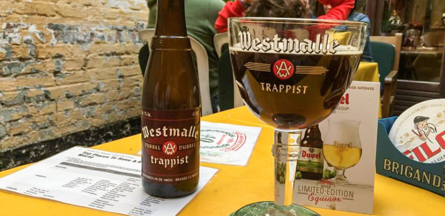 Westmalle Dubbel from 2003 at Kulminator, Antwerp